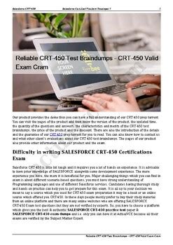 CRT-450 Online Tests