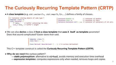 CRTP C++ Examples Curiously Recurring Template Pattern