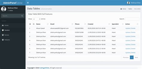 CRUD Operations in Core MVC Coding Infinite
