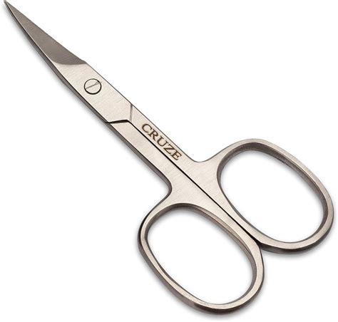 CRUZE Nail Scissors - Cuticle Extra Fine Curved Scissors for …