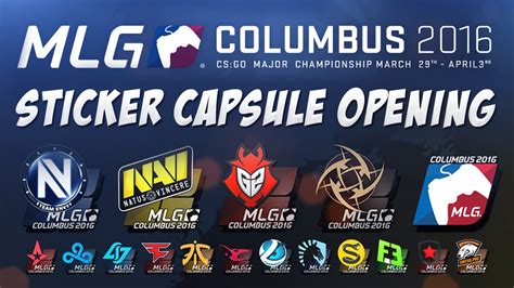 CS:GO - MLG Columbus 2016 - Sticker Capsule …