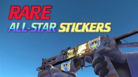 CS:GO - Rare Souvenir All-Star Sticker Showcase! - YouTube