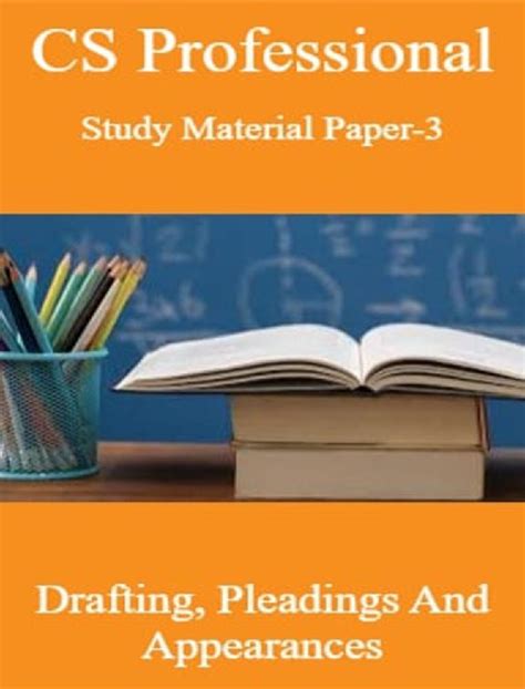 CS Professional Drafting, Pleadings and Appearances Study Material ...