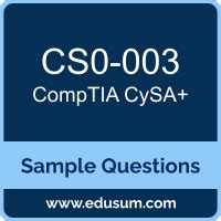 CS0-003 Originale Fragen