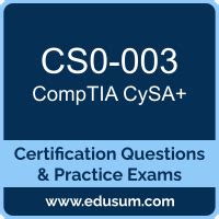 CS0-003 Zertifizierungsantworten