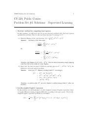 CS229 ps1-solution - JackieZ