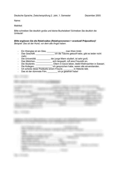 CSA Deutsch Prüfungsfragen