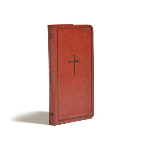 CSB Single-Column Pocket New Testament, Brown Leathertouch