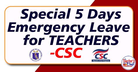 CSC MC 02, s. 2012: Special Emergency Leave to Government Empl…