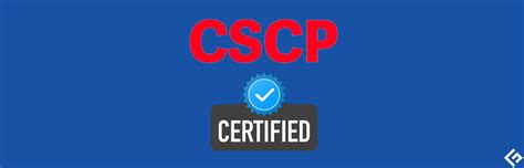 CSCP Testfagen