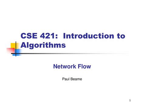 CSE 421 Introduction to Algorithms, Winter 2021
