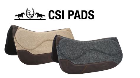 CSI Saddle Pads - YouTube