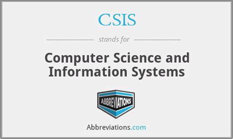 CSIS - Computer Science and Information Systems