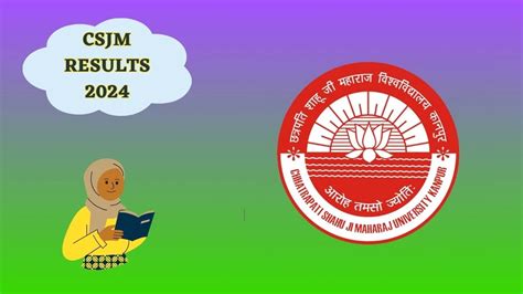 CSJM Kanpur University Results 2024 (Declared): Check CJSMU …