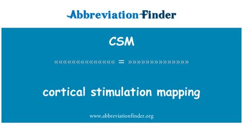 CSM - Definition by AcronymAttic