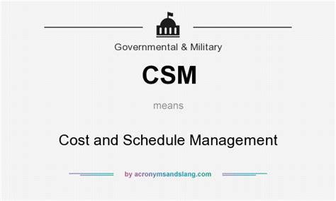 CSM - What does CSM Stand For in Government & Military - Acronyms …