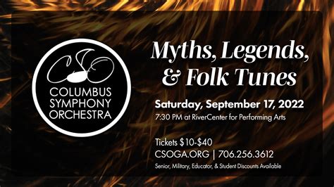 CSO Presents Myths, Legends, & Folk Tunes Columbus Symphony Orchestra