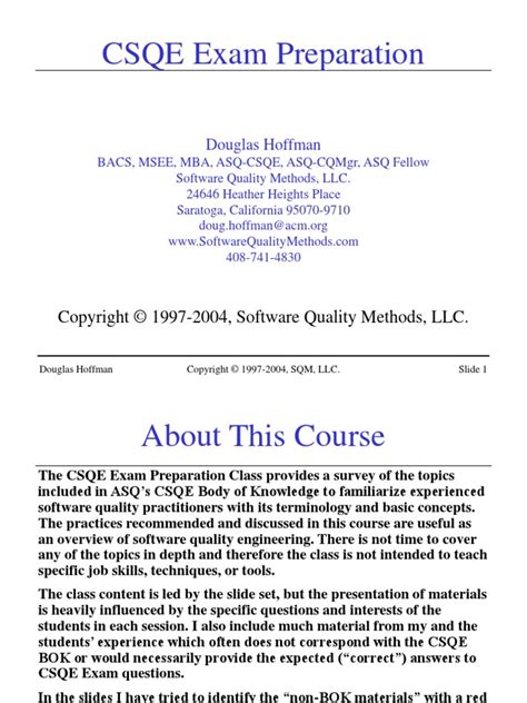 CSQE PDF Testsoftware