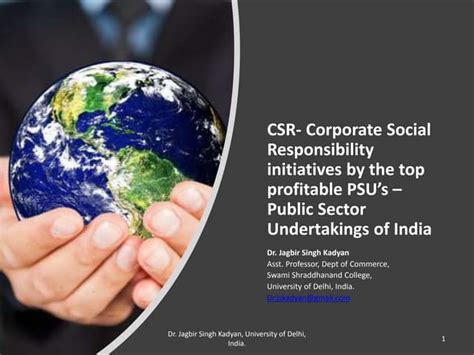 CSR in Navratna PSU Corporations - CSRTIMES