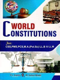 CSS Books Point - World Constitutions By S.L Kaeley & M ... - Facebook