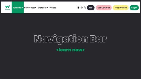 CSS Navigation Bar W3Schools. 