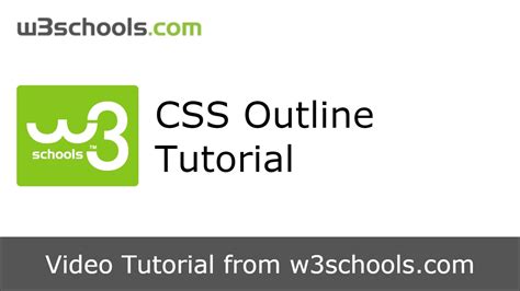 CSS Outline Color - W3School