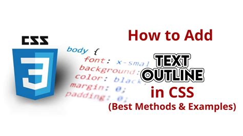 CSS Text Outline | Examples on How Text Outline Works in CSS - muktibox.com