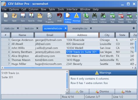 CSV Editor Pro for Windows
