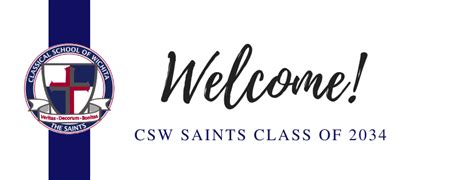 CSW Saints Class of 2034 - Facebook