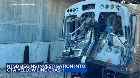 CTA Yellow Line service remains suspended following train crash