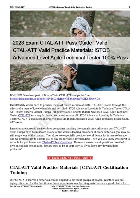 CTAL-ATT Prüfungsaufgaben