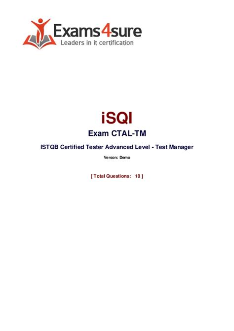 CTAL-TM PDF