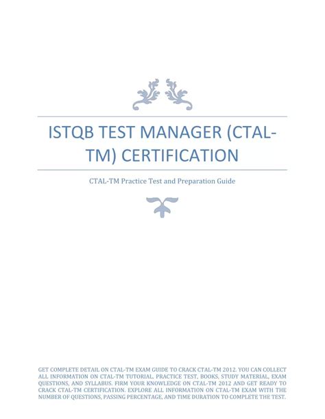 CTAL-TM Prüfungsmaterialien