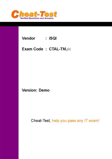 CTAL-TM-001 Online Prüfungen