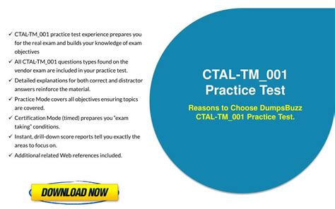 CTAL-TM-001 Prüfungsinformationen