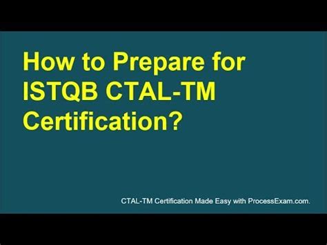 CTAL-TM-001 Vorbereitung