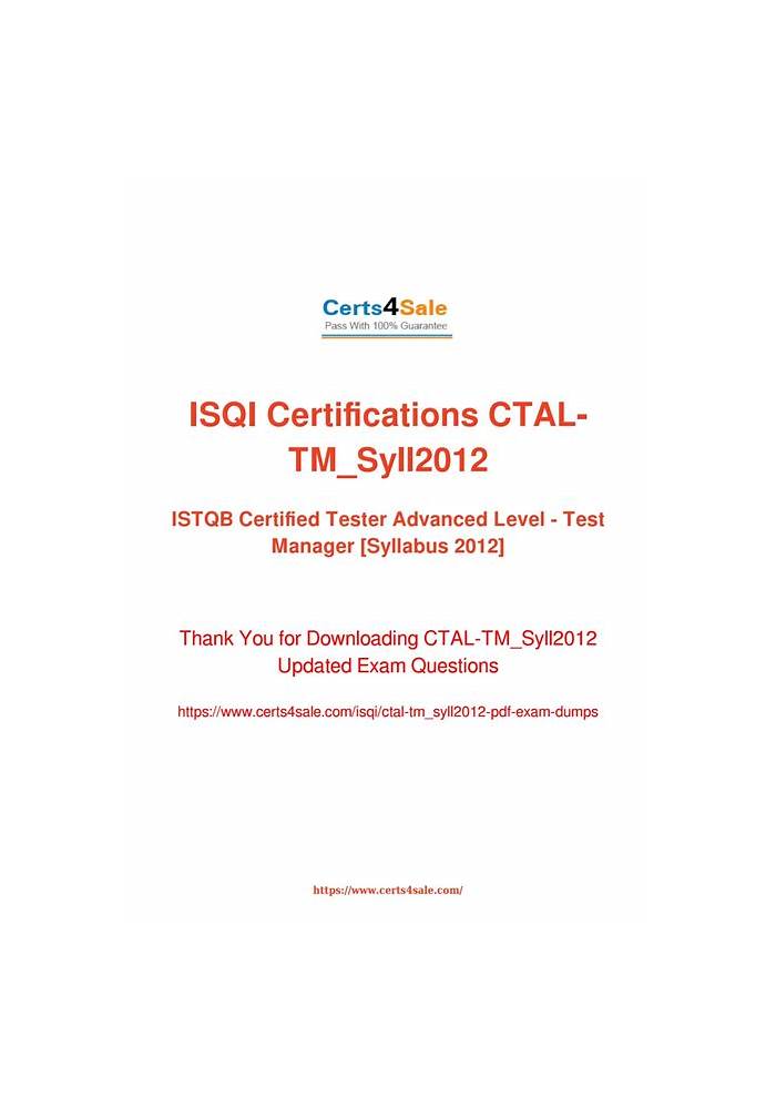 CTAL-TM_Syll2012 Prüfungsaufgaben
