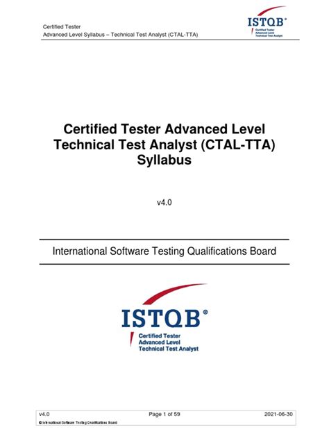 CTAL-TTA PDF Testsoftware
