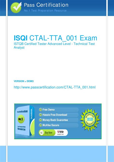 CTAL-TTA Zertifikatsdemo