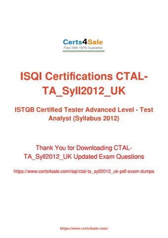 CTAL-TTA_Syll2012_UK Exam Fragen