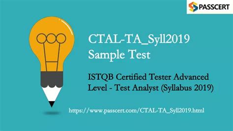 CTAL-TTA_Syll2019 Exam