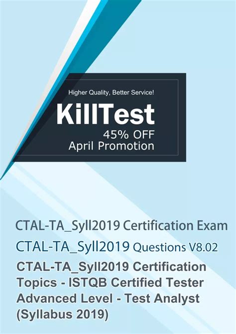 CTAL-TTA_Syll2019 Testking