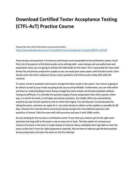 CTFL-AcT Musterprüfungsfragen