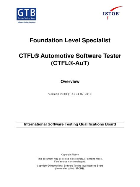 CTFL-AuT Musterprüfungsfragen
