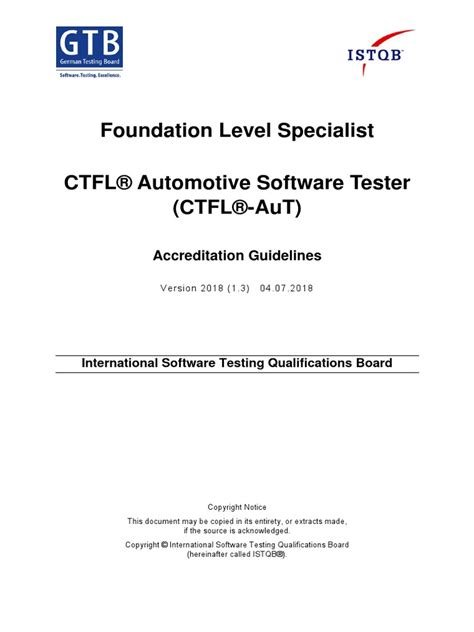 CTFL-AuT PDF Demo