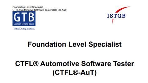 CTFL-AuT Prüfungsinformationen
