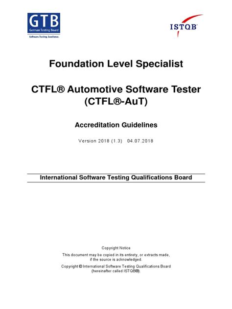 CTFL-AuT Schulungsunterlagen