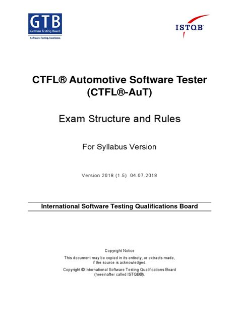 CTFL-AuT Zertifizierungsprüfung