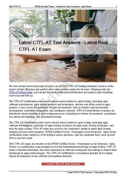 CTFL-MAT Latest Real Exam