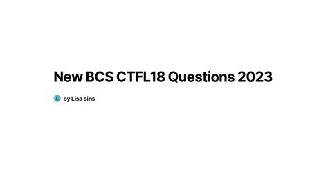CTFL18 Fragen&Antworten